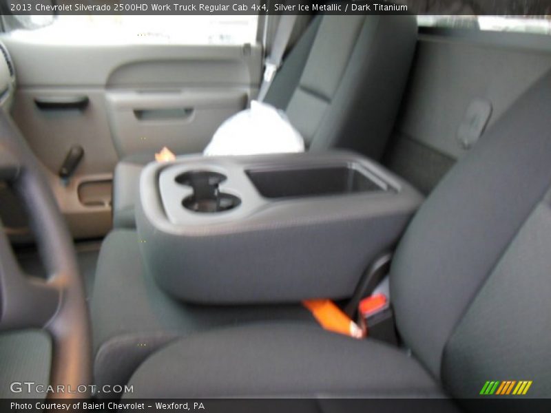 Silver Ice Metallic / Dark Titanium 2013 Chevrolet Silverado 2500HD Work Truck Regular Cab 4x4