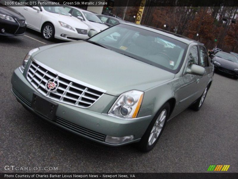 Green Silk Metallic / Shale 2006 Cadillac DTS Performance