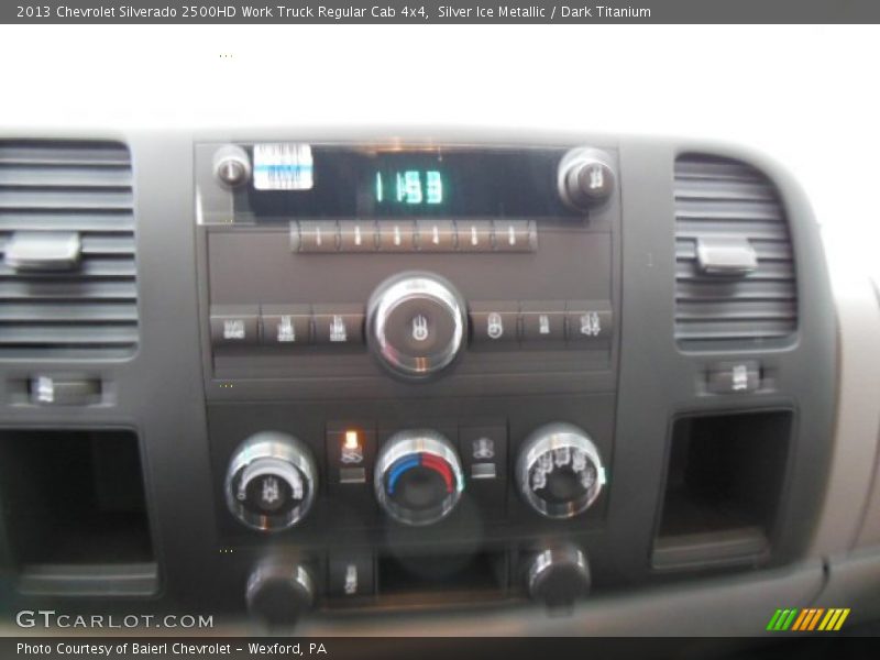 Silver Ice Metallic / Dark Titanium 2013 Chevrolet Silverado 2500HD Work Truck Regular Cab 4x4