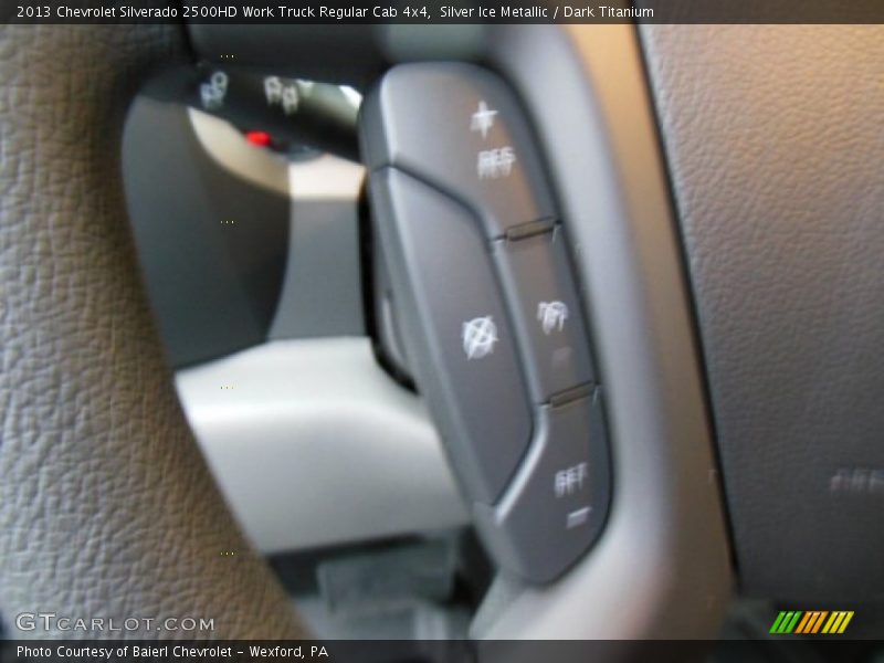 Silver Ice Metallic / Dark Titanium 2013 Chevrolet Silverado 2500HD Work Truck Regular Cab 4x4