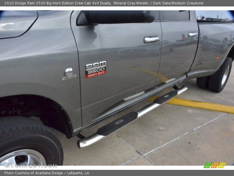 Mineral Gray Metallic / Dark Slate/Medium Graystone 2010 Dodge Ram 3500 Big Horn Edition Crew Cab 4x4 Dually