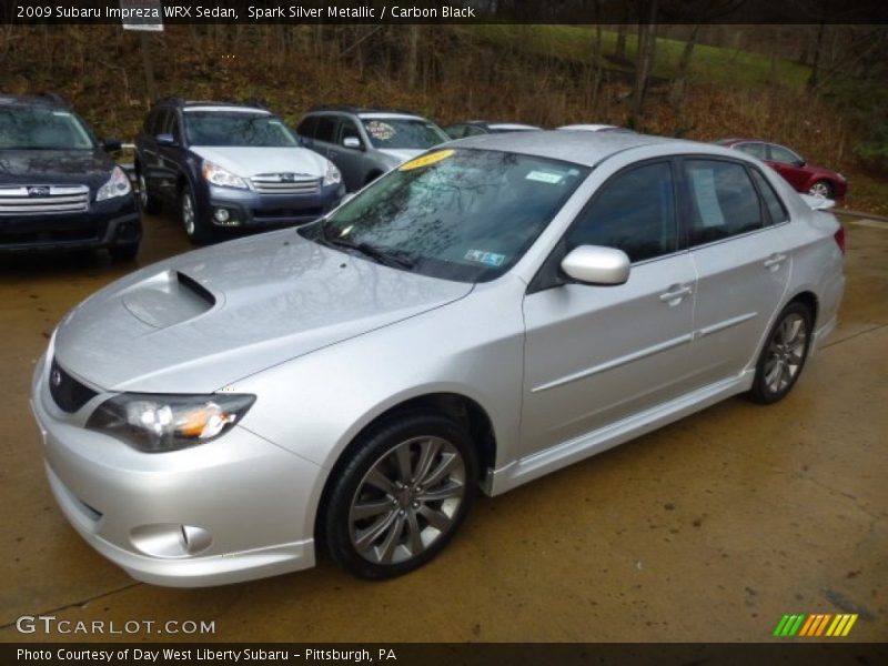 Spark Silver Metallic / Carbon Black 2009 Subaru Impreza WRX Sedan