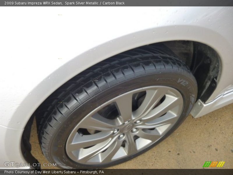 Spark Silver Metallic / Carbon Black 2009 Subaru Impreza WRX Sedan