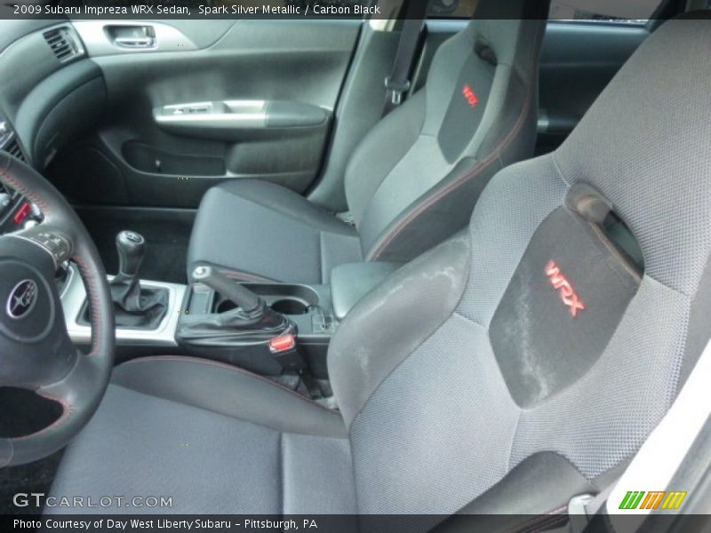 Spark Silver Metallic / Carbon Black 2009 Subaru Impreza WRX Sedan