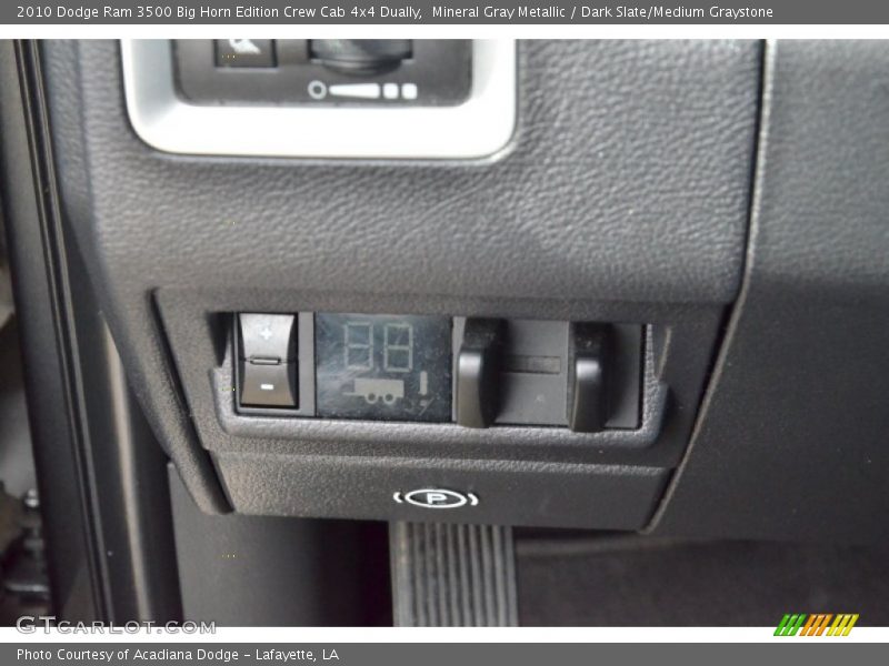 Controls of 2010 Ram 3500 Big Horn Edition Crew Cab 4x4 Dually