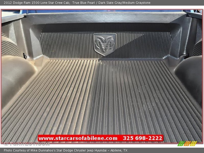 True Blue Pearl / Dark Slate Gray/Medium Graystone 2012 Dodge Ram 1500 Lone Star Crew Cab