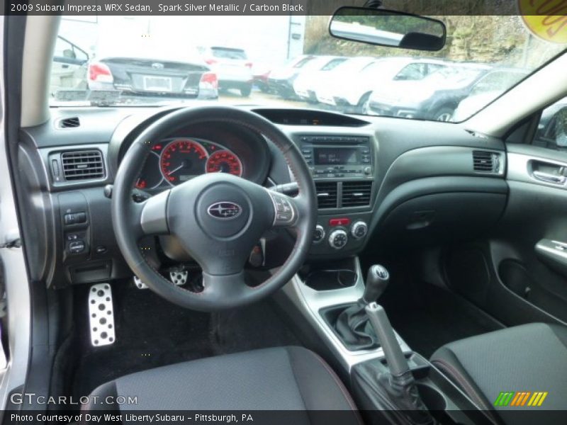 Spark Silver Metallic / Carbon Black 2009 Subaru Impreza WRX Sedan