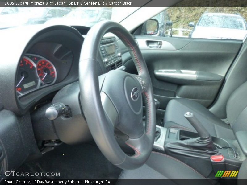 Spark Silver Metallic / Carbon Black 2009 Subaru Impreza WRX Sedan