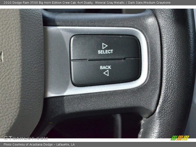 Controls of 2010 Ram 3500 Big Horn Edition Crew Cab 4x4 Dually