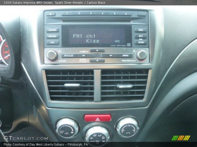 Spark Silver Metallic / Carbon Black 2009 Subaru Impreza WRX Sedan
