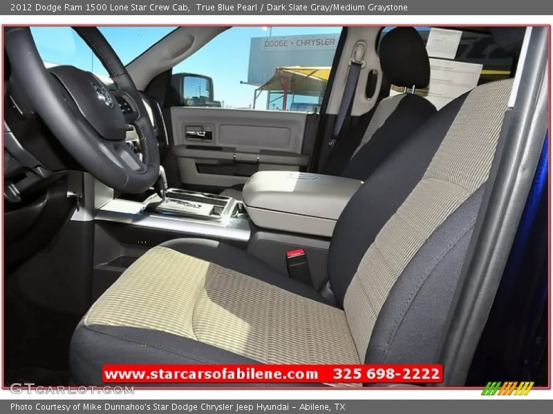 True Blue Pearl / Dark Slate Gray/Medium Graystone 2012 Dodge Ram 1500 Lone Star Crew Cab
