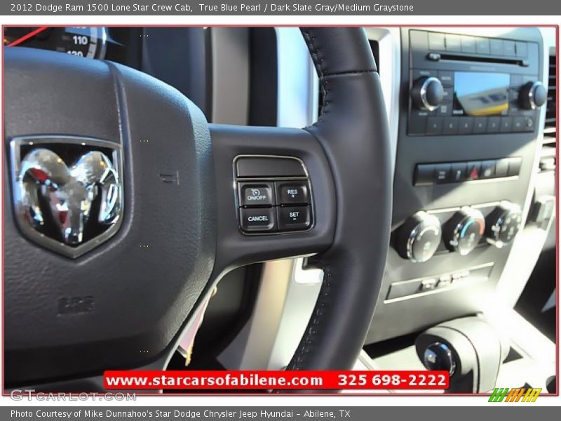 True Blue Pearl / Dark Slate Gray/Medium Graystone 2012 Dodge Ram 1500 Lone Star Crew Cab
