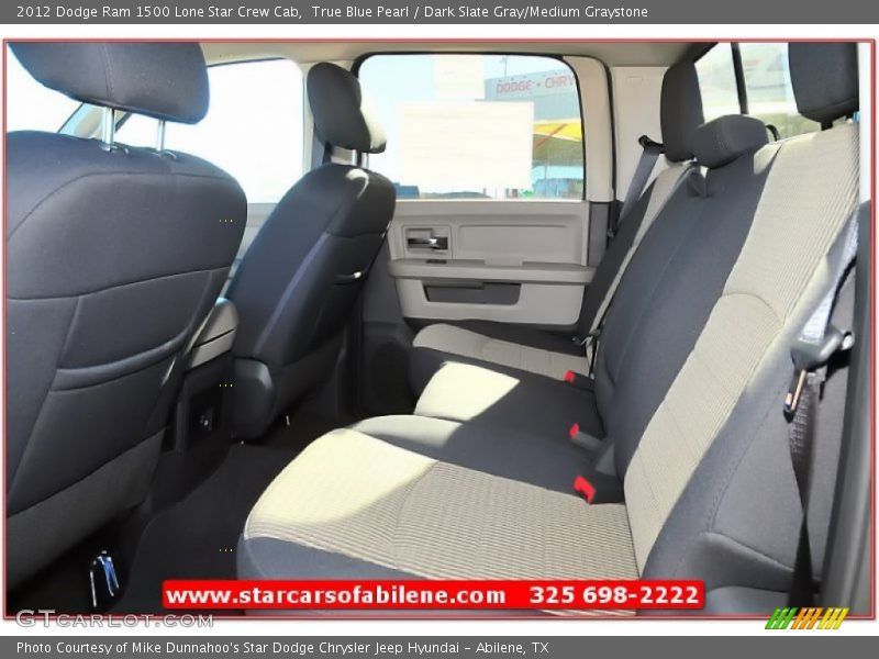 True Blue Pearl / Dark Slate Gray/Medium Graystone 2012 Dodge Ram 1500 Lone Star Crew Cab