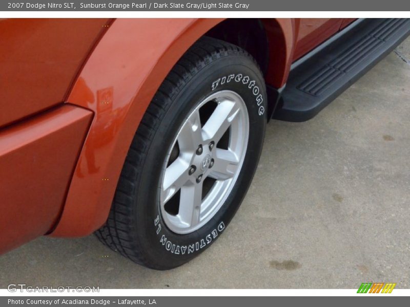 Sunburst Orange Pearl / Dark Slate Gray/Light Slate Gray 2007 Dodge Nitro SLT