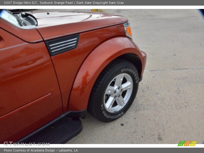 Sunburst Orange Pearl / Dark Slate Gray/Light Slate Gray 2007 Dodge Nitro SLT