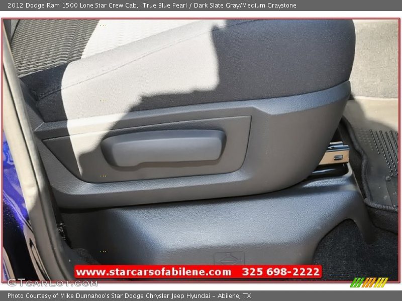 True Blue Pearl / Dark Slate Gray/Medium Graystone 2012 Dodge Ram 1500 Lone Star Crew Cab