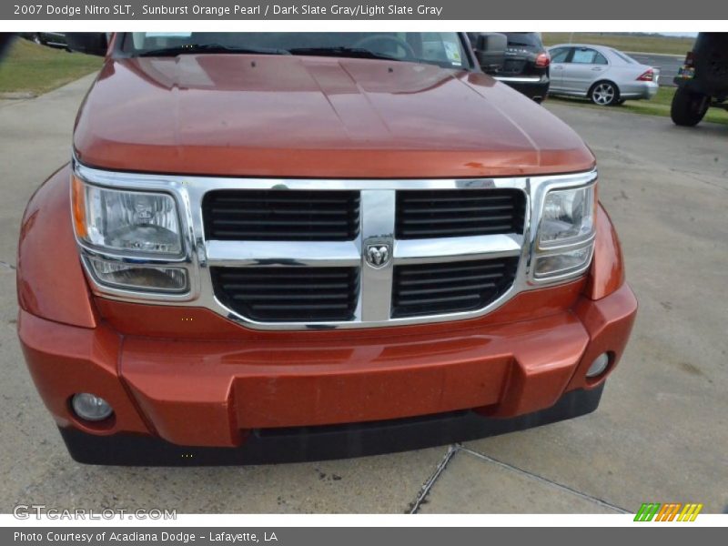 Sunburst Orange Pearl / Dark Slate Gray/Light Slate Gray 2007 Dodge Nitro SLT