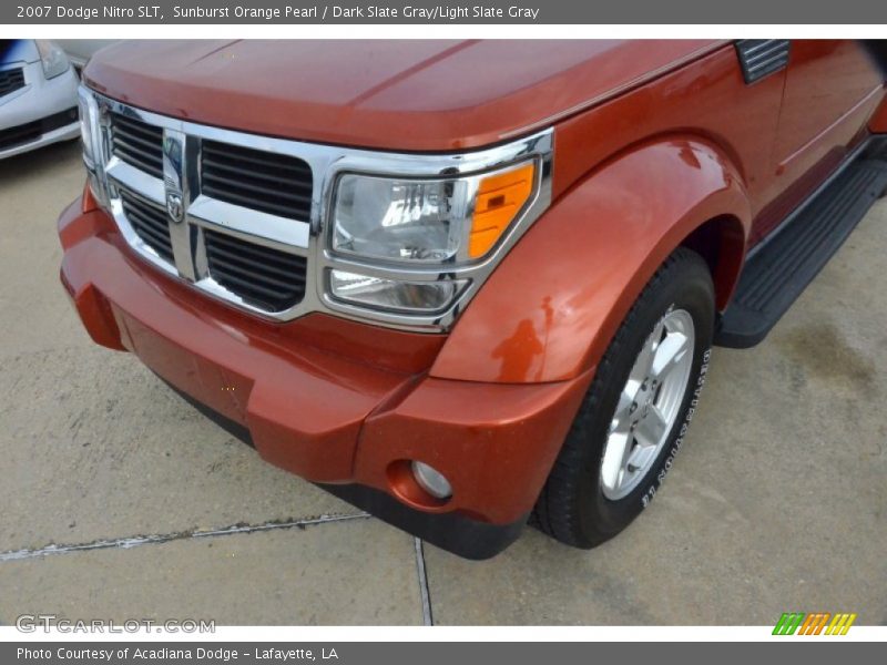 Sunburst Orange Pearl / Dark Slate Gray/Light Slate Gray 2007 Dodge Nitro SLT