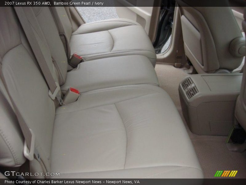 Bamboo Green Pearl / Ivory 2007 Lexus RX 350 AWD