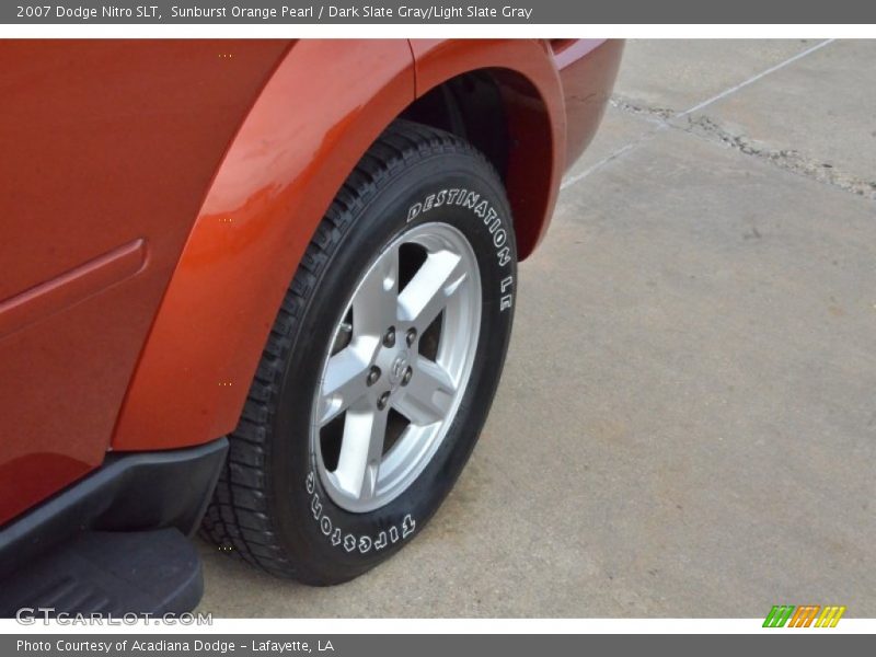 Sunburst Orange Pearl / Dark Slate Gray/Light Slate Gray 2007 Dodge Nitro SLT