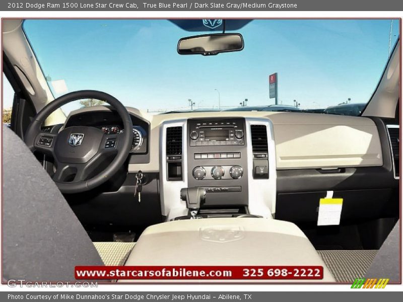 True Blue Pearl / Dark Slate Gray/Medium Graystone 2012 Dodge Ram 1500 Lone Star Crew Cab