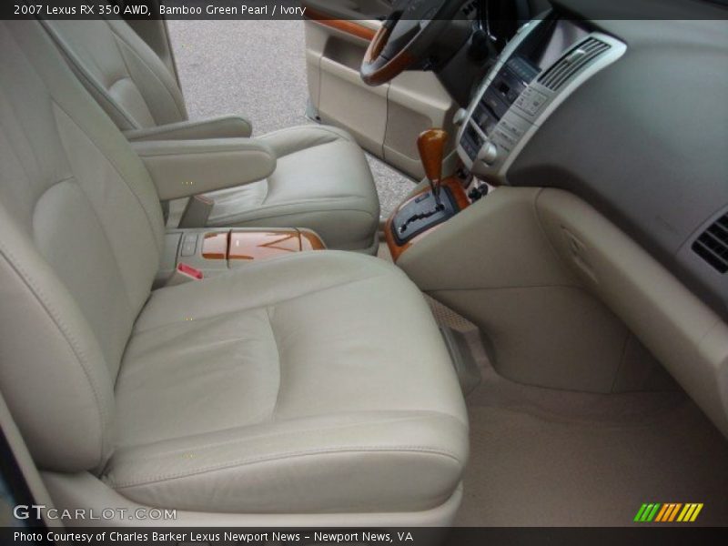 Bamboo Green Pearl / Ivory 2007 Lexus RX 350 AWD