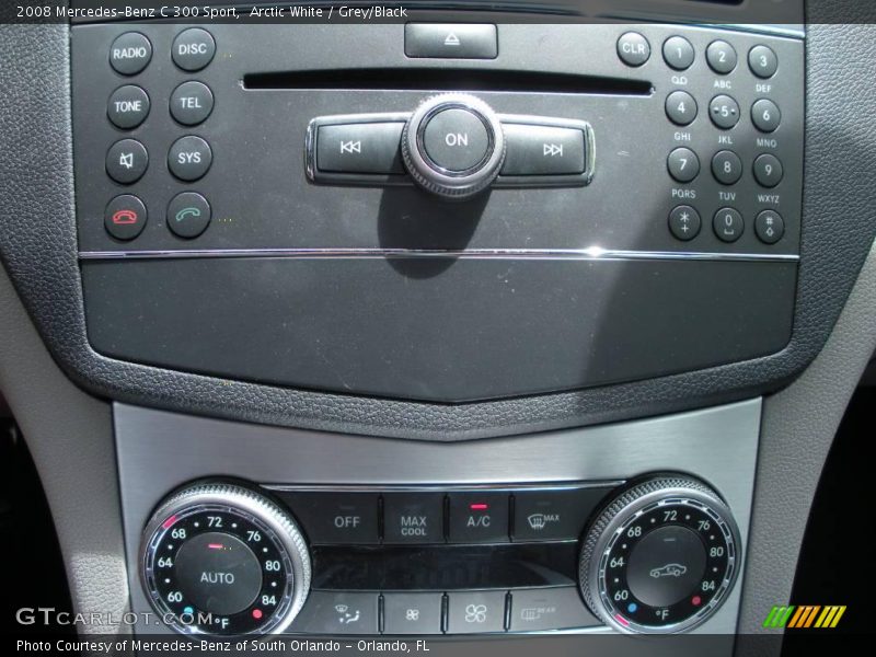 Arctic White / Grey/Black 2008 Mercedes-Benz C 300 Sport