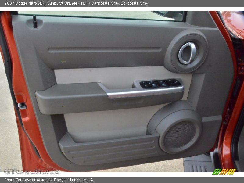 Sunburst Orange Pearl / Dark Slate Gray/Light Slate Gray 2007 Dodge Nitro SLT