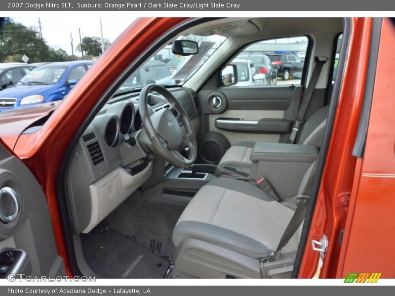 Sunburst Orange Pearl / Dark Slate Gray/Light Slate Gray 2007 Dodge Nitro SLT
