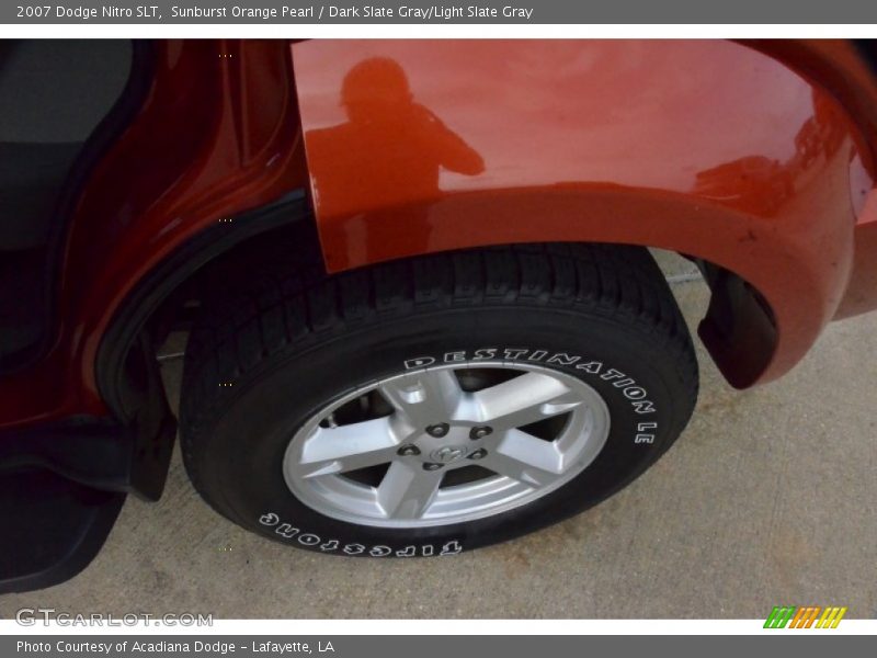 Sunburst Orange Pearl / Dark Slate Gray/Light Slate Gray 2007 Dodge Nitro SLT