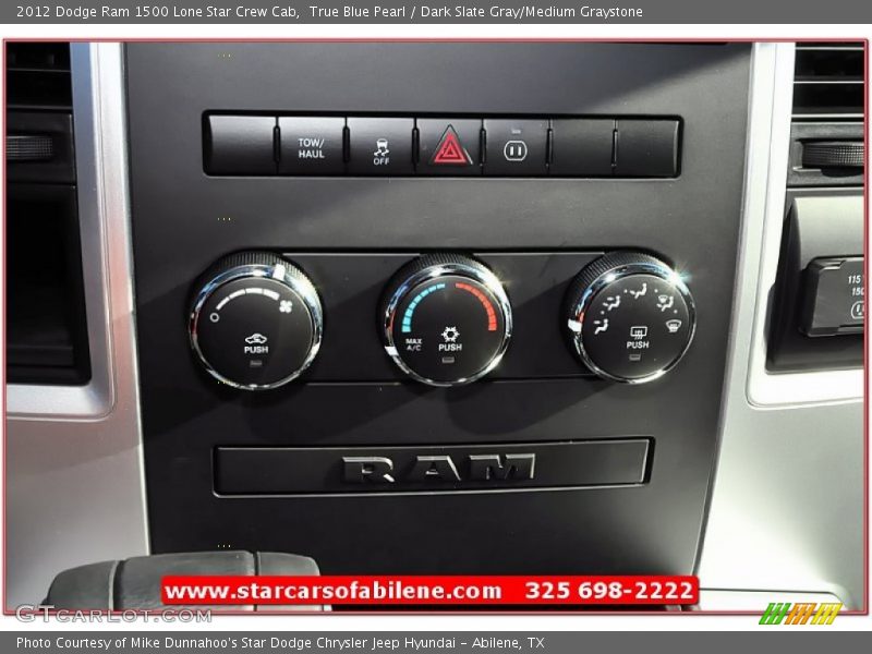 True Blue Pearl / Dark Slate Gray/Medium Graystone 2012 Dodge Ram 1500 Lone Star Crew Cab