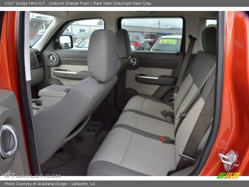 Sunburst Orange Pearl / Dark Slate Gray/Light Slate Gray 2007 Dodge Nitro SLT