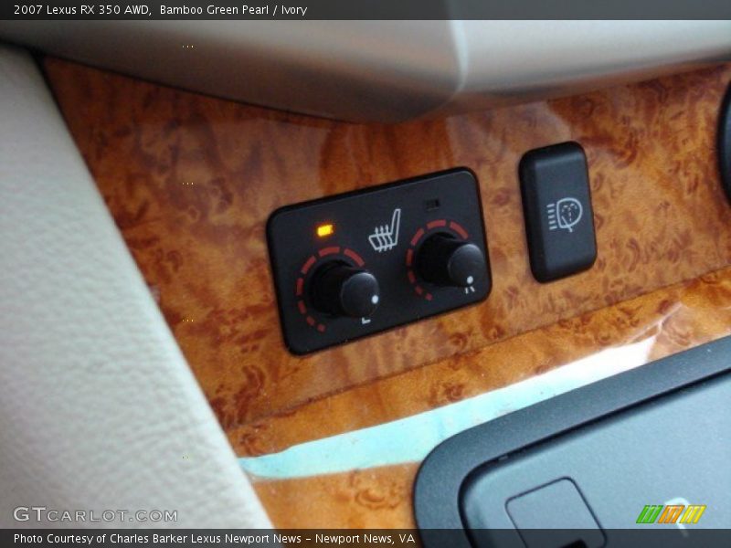 Bamboo Green Pearl / Ivory 2007 Lexus RX 350 AWD