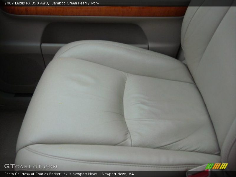 Bamboo Green Pearl / Ivory 2007 Lexus RX 350 AWD