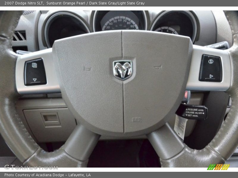 Sunburst Orange Pearl / Dark Slate Gray/Light Slate Gray 2007 Dodge Nitro SLT