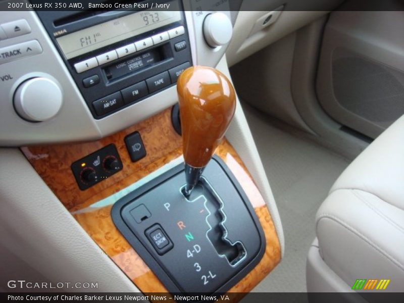 Bamboo Green Pearl / Ivory 2007 Lexus RX 350 AWD