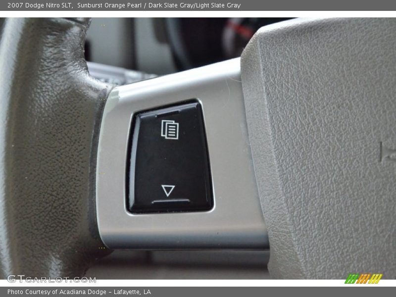 Sunburst Orange Pearl / Dark Slate Gray/Light Slate Gray 2007 Dodge Nitro SLT