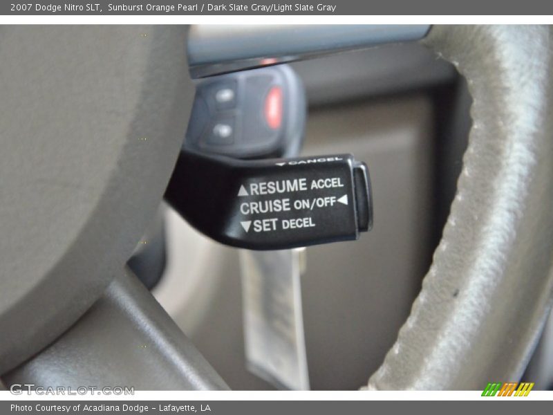 Sunburst Orange Pearl / Dark Slate Gray/Light Slate Gray 2007 Dodge Nitro SLT