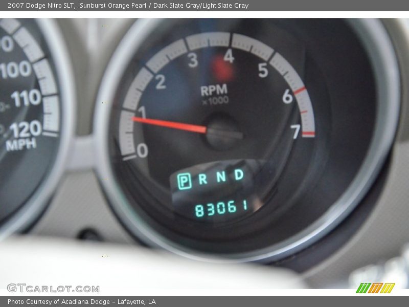 Sunburst Orange Pearl / Dark Slate Gray/Light Slate Gray 2007 Dodge Nitro SLT