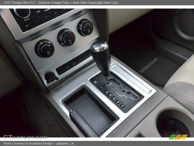 Sunburst Orange Pearl / Dark Slate Gray/Light Slate Gray 2007 Dodge Nitro SLT
