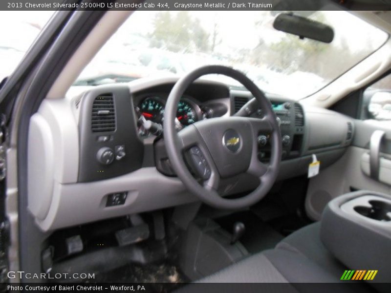 Graystone Metallic / Dark Titanium 2013 Chevrolet Silverado 2500HD LS Extended Cab 4x4