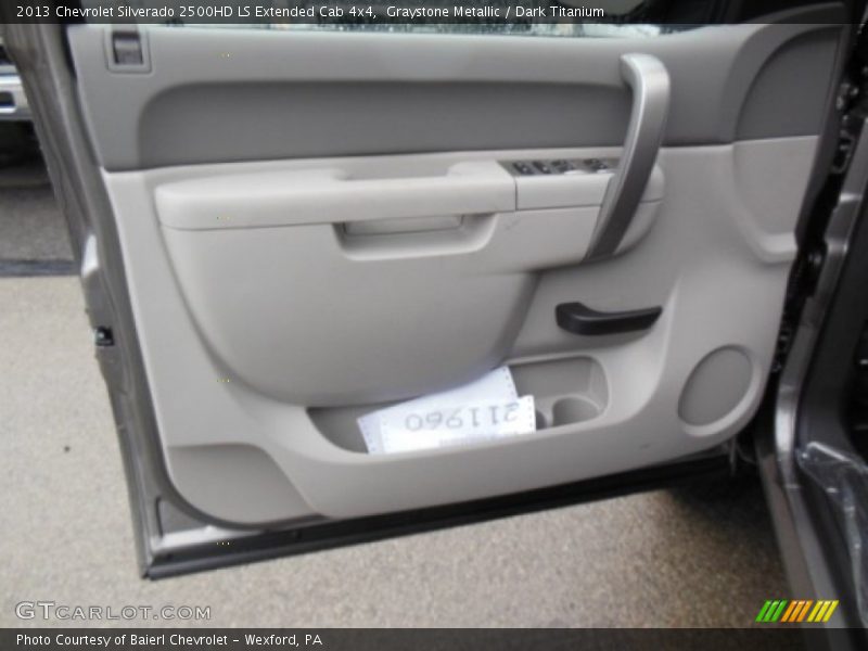 Graystone Metallic / Dark Titanium 2013 Chevrolet Silverado 2500HD LS Extended Cab 4x4