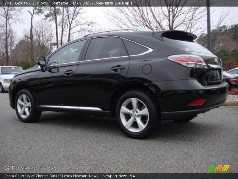 Stargazer Black / Black/Ebony Birds Eye Maple 2013 Lexus RX 350 AWD