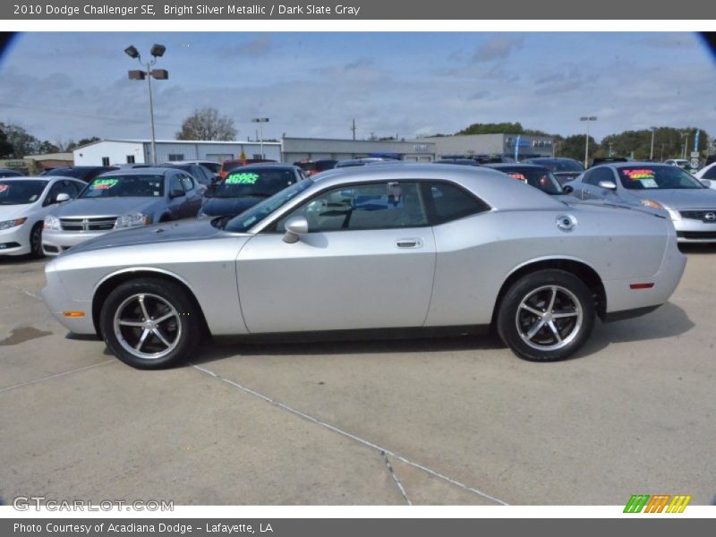 Bright Silver Metallic / Dark Slate Gray 2010 Dodge Challenger SE