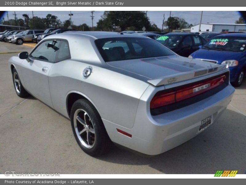 Bright Silver Metallic / Dark Slate Gray 2010 Dodge Challenger SE