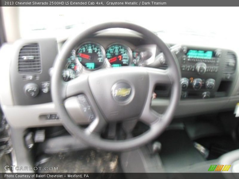 Graystone Metallic / Dark Titanium 2013 Chevrolet Silverado 2500HD LS Extended Cab 4x4