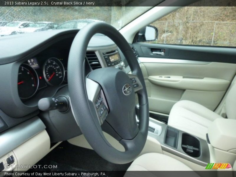Crystal Black Silica / Ivory 2013 Subaru Legacy 2.5i
