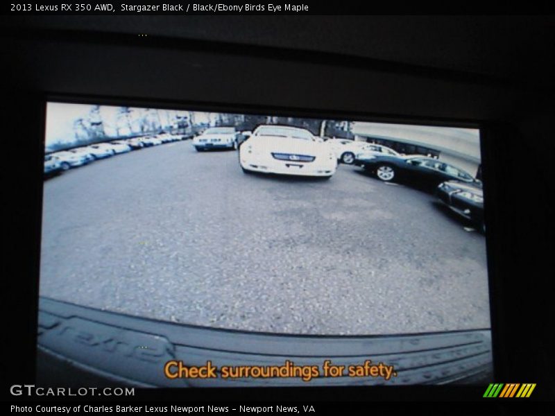 Stargazer Black / Black/Ebony Birds Eye Maple 2013 Lexus RX 350 AWD