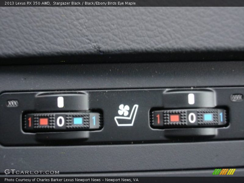 Controls of 2013 RX 350 AWD