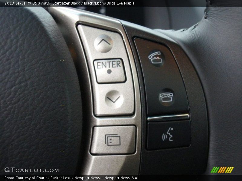 Controls of 2013 RX 350 AWD